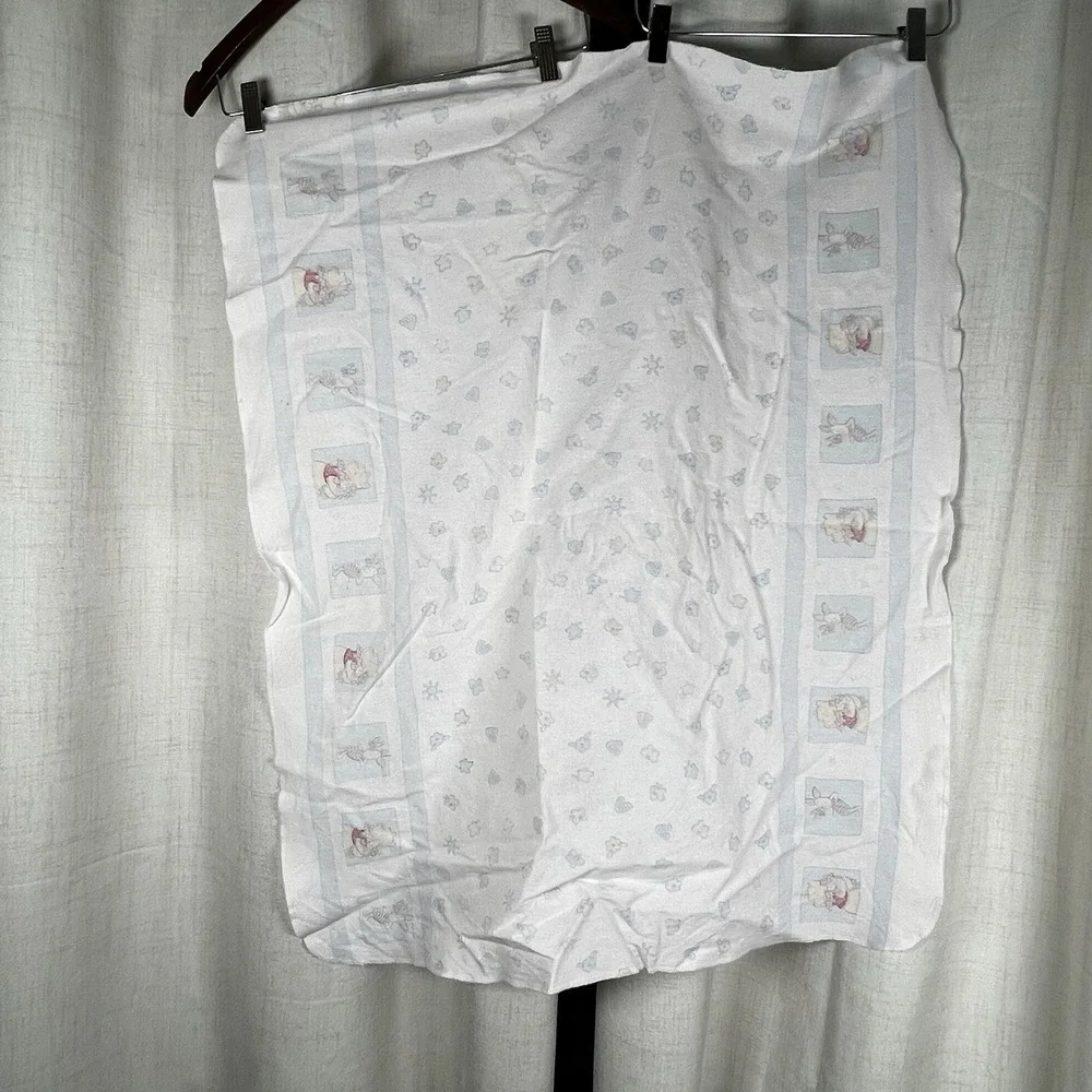 Vintage Winnie The Pooh Baby Receiving Blanket Eeyore Piglet Tigger 34